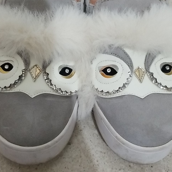 COPY - Kate Spade Grey Owl Slip On Sneakers - Picture 9 of 10